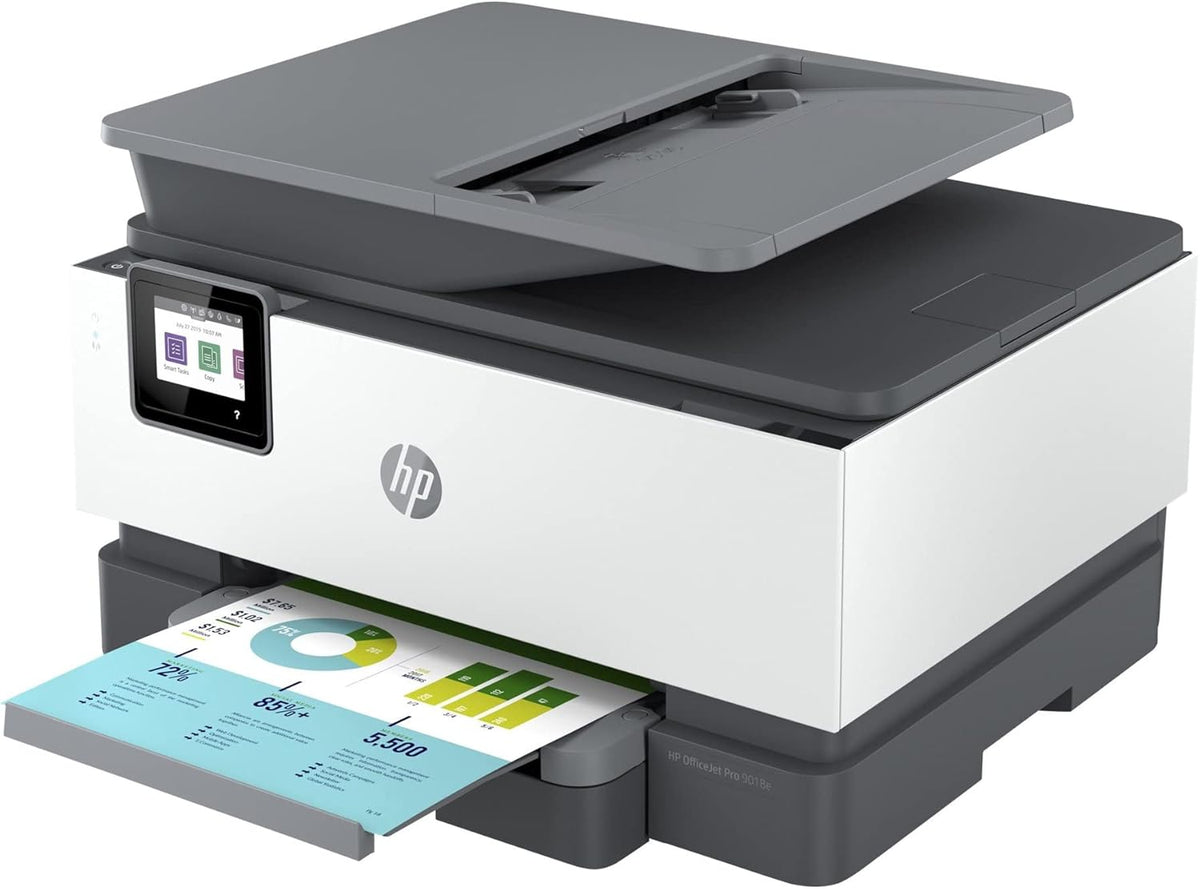 HP OfficeJet Pro All-in-One Wireless Color Inkjet Printer, Gray X5474