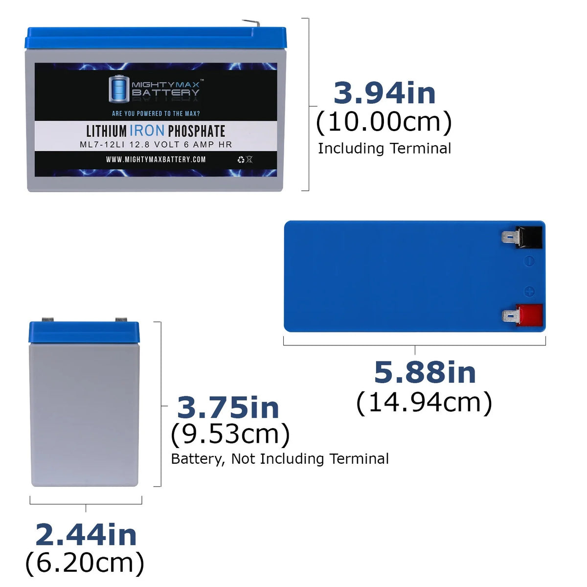 12V 7AH Lithium Replacement Battery E5661
