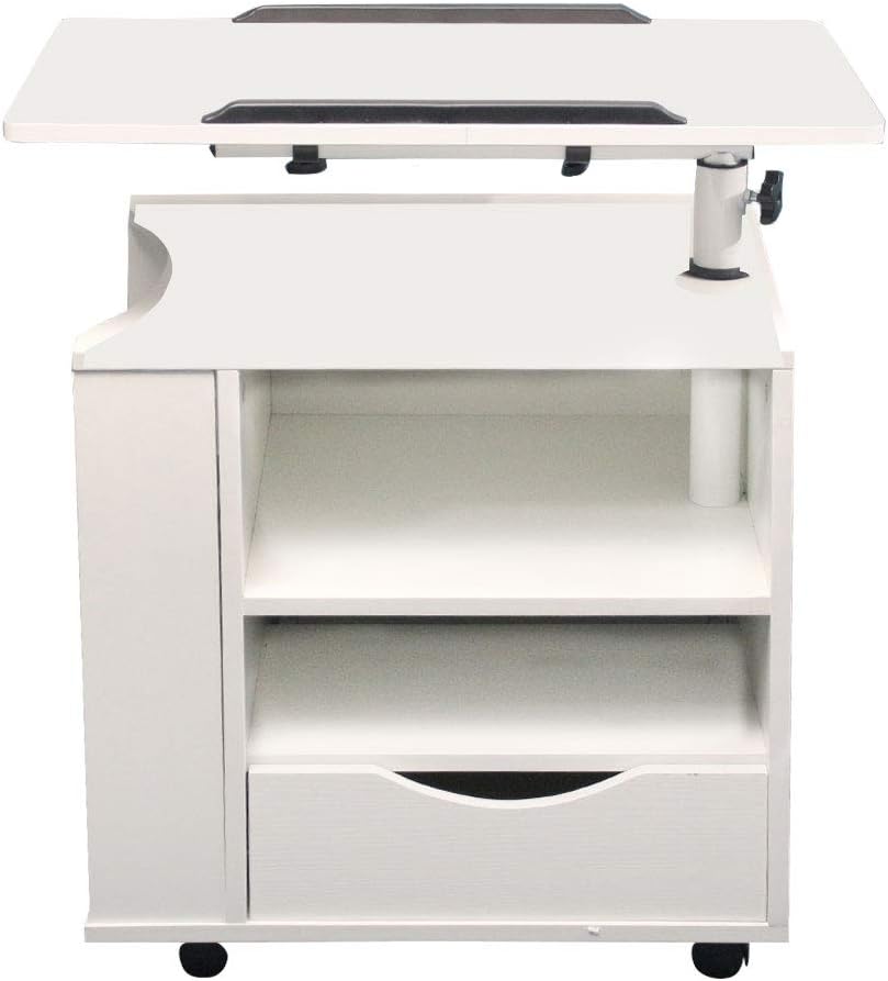 Black Wooden Bedside Table with Drawers I65542