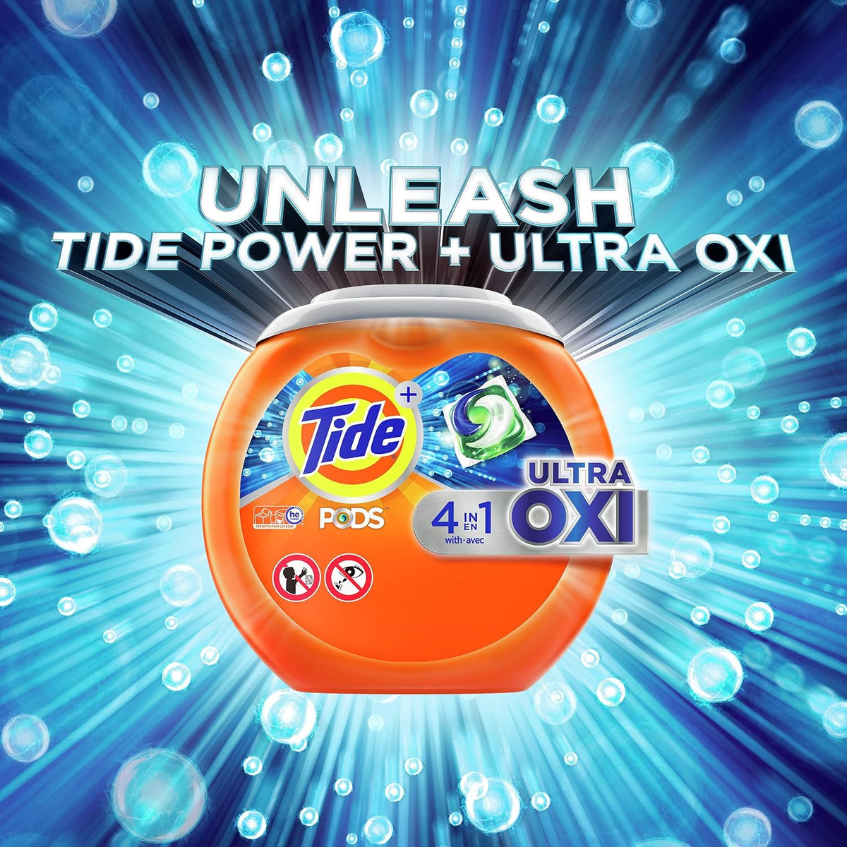 57 Count Liquid Laundry Detergent Pacs V744