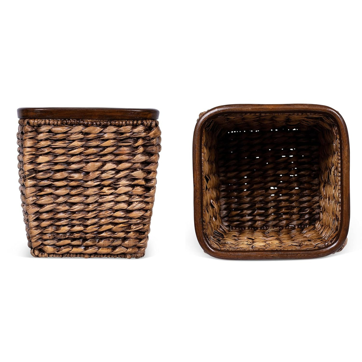 Seagrass Woven Wastebasket B846596