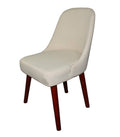 Cream Armless Accent Chair Y5550