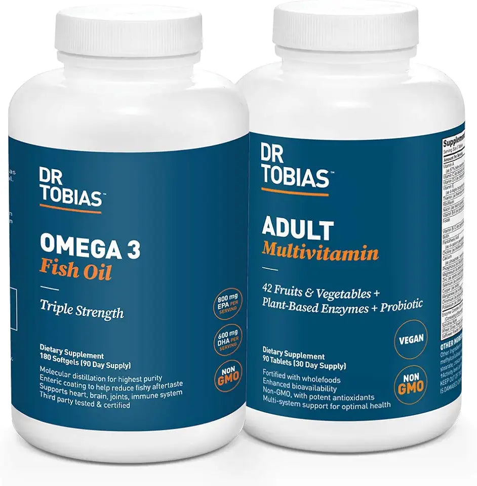 Omega 3 Fish Oil and Adult Multivitamin H478162