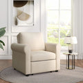 Beige Convertible Sleeper Chair Bed D17857