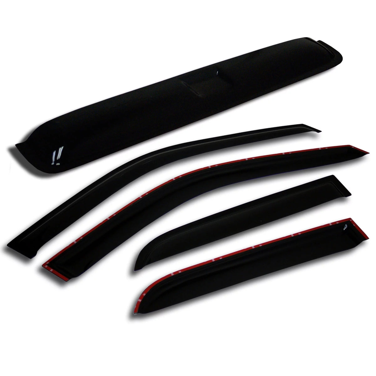 Window Visor and Sunroof Outside Mount 5 Pcs Set C381