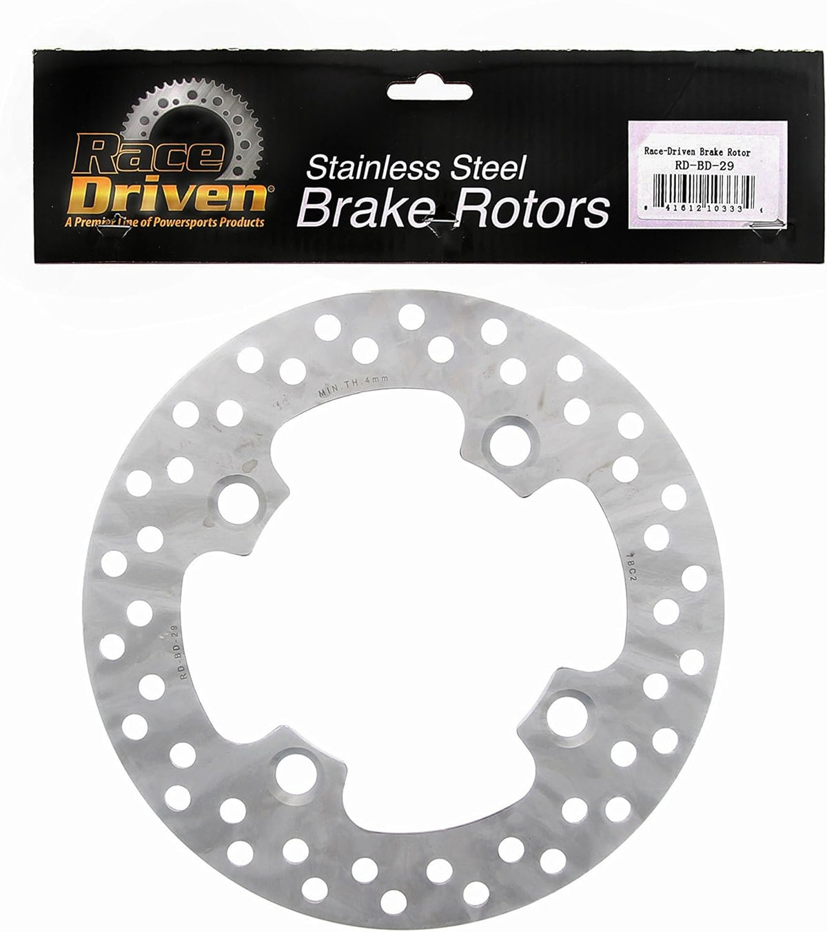 Front And Rear Brake Rotors Discs C117196