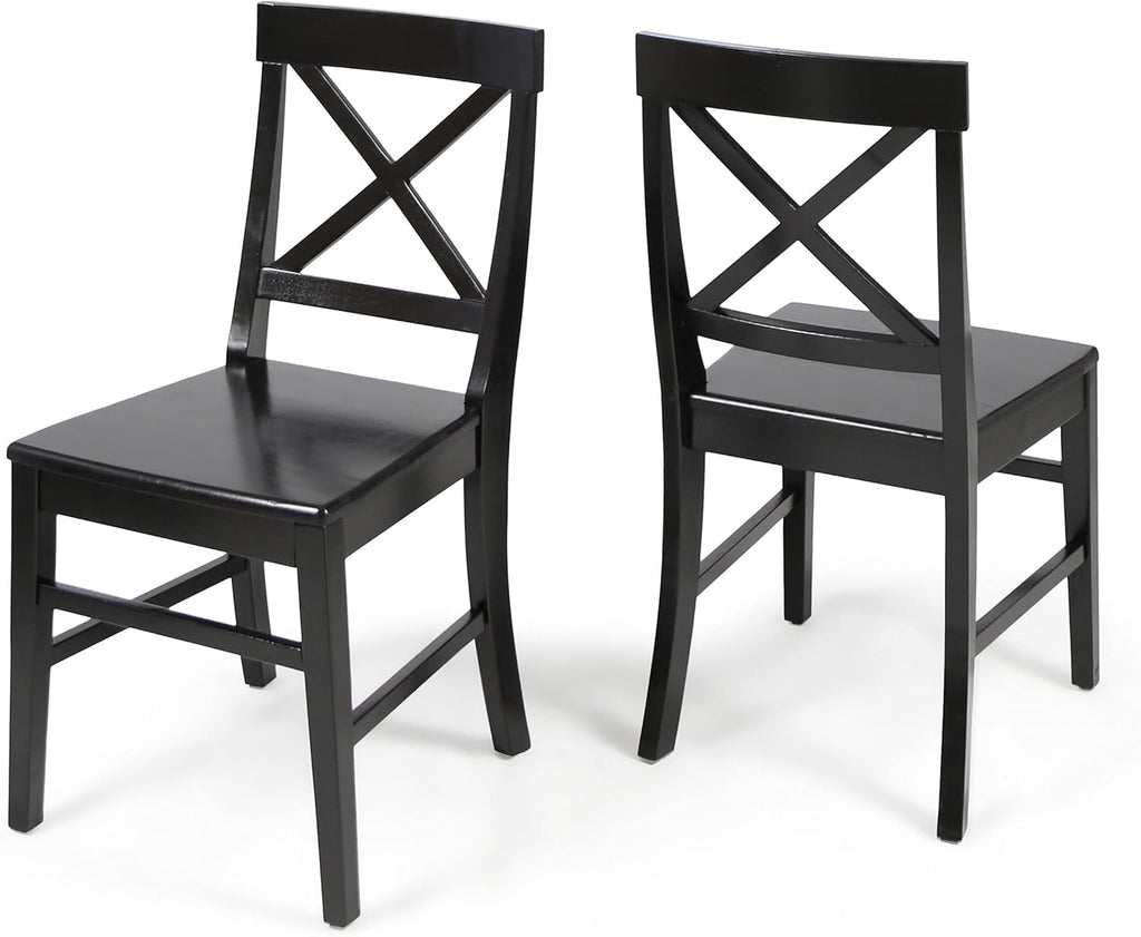 Light Grey Acacia Wood Dining Chairs I889865