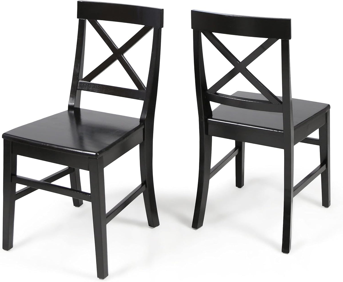 Light Grey Acacia Wood Dining Chairs I889865