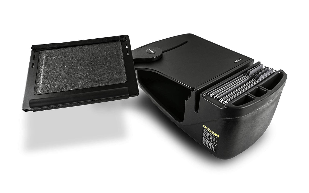 Black Car Desk with Built-in Power Inverter N66497