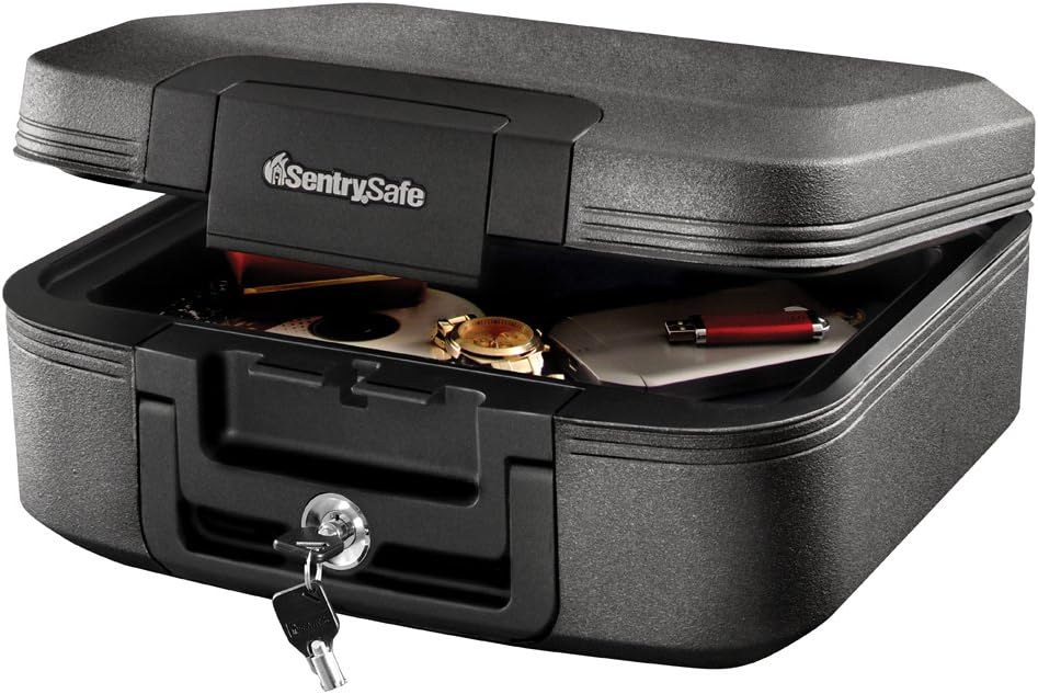 Fireproof and Waterproof Document Safes with Key Lock N883374