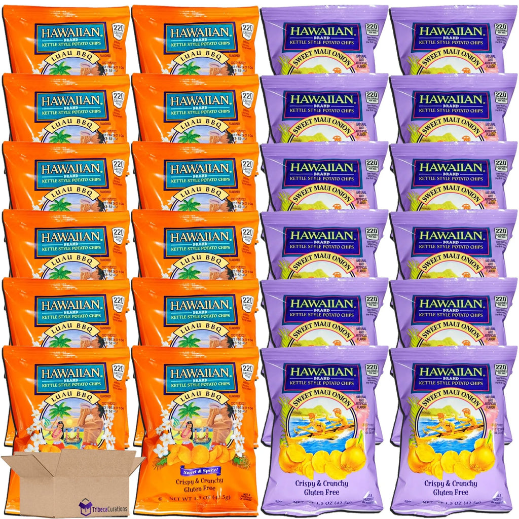 Hawaiian Kettle Style Potato Chips Combo Pack 1.5 Ounce Bag E275