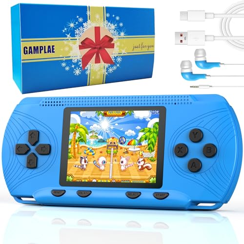 Handheld Game Console with 258 Video Games & 3 Cartridges, 3.0'' Screen Y1885