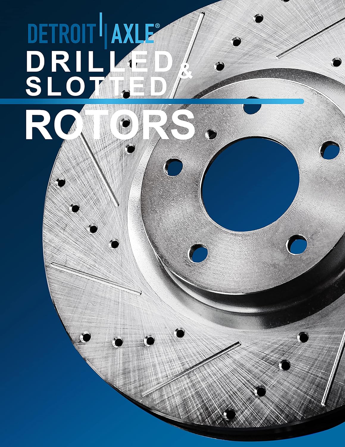 Drilled & Slotted Front Brake Kit Rotors & Pads K908001