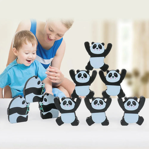 12Pcs Wooden Building Blocks Stacking Puzzle Toy N229