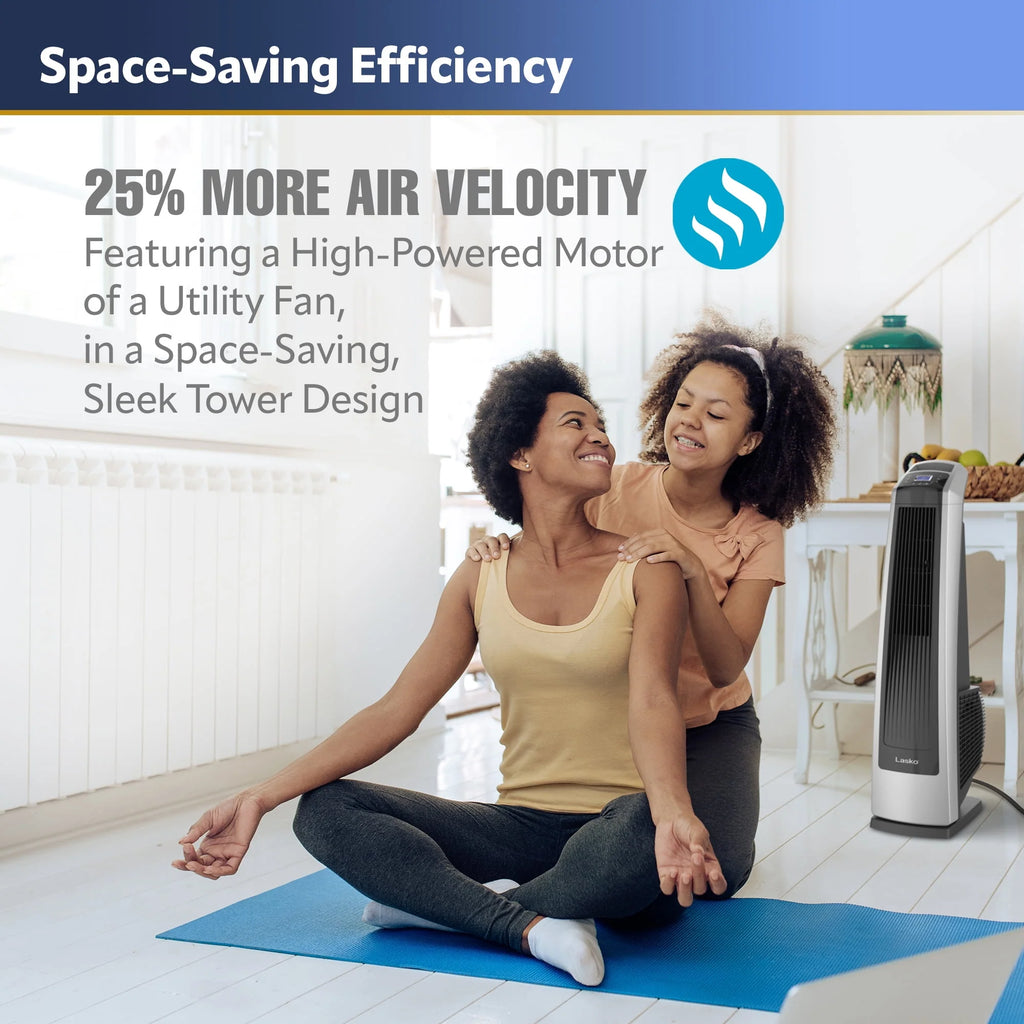 High Velocity Oscillating Tower Fan with Remote Control O799