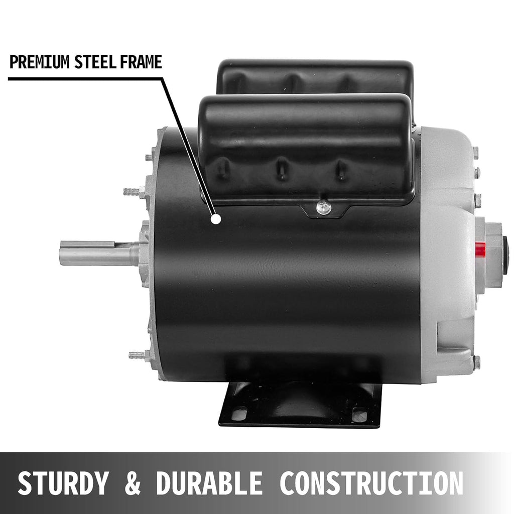 2Hp 3450RPM 115V 230V 56 Frame Single Phase Electric Motor T521