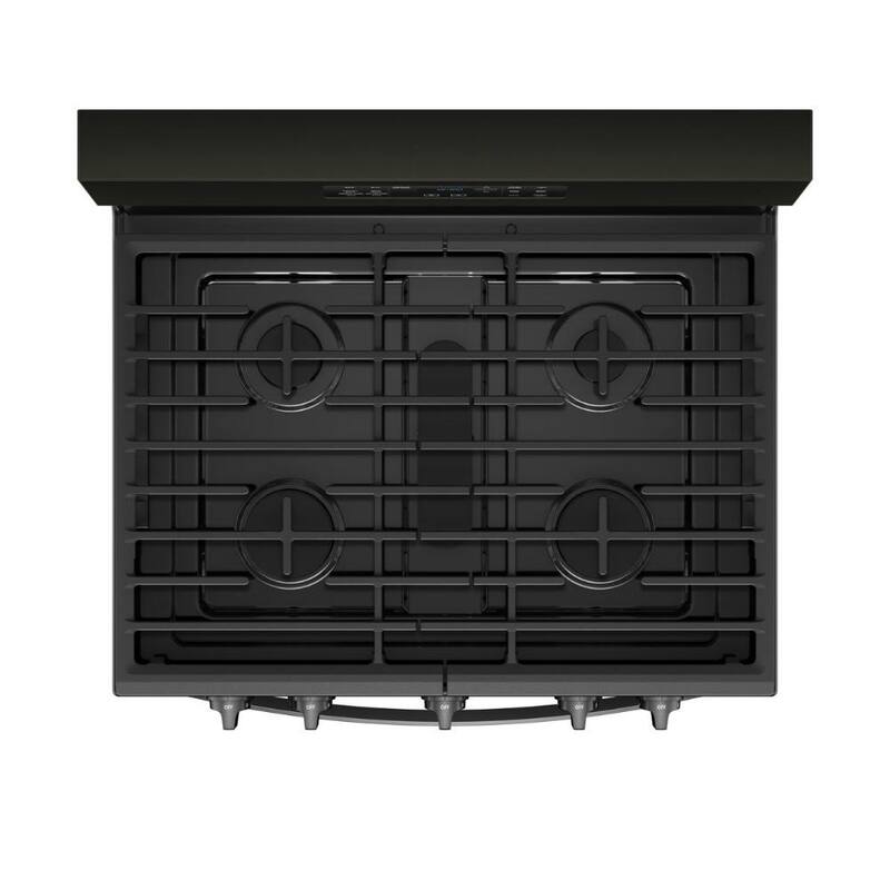 5.8 cu. ft. Black Stainless Gas Freestanding Range Q586699