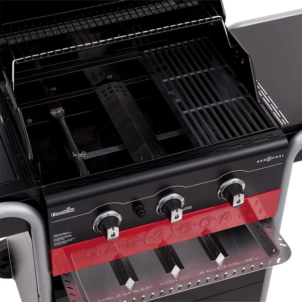 3-Burner Gas & Charcoal Combination Grill L637454