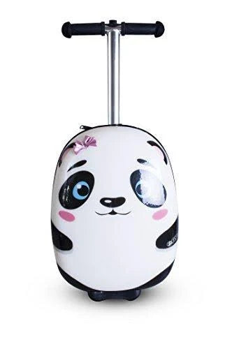 White Polly The Panda Scooter Suitcase Y1589