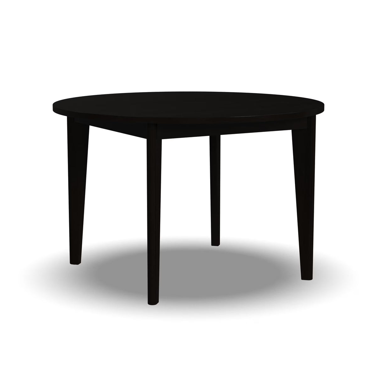 Black Round Wood Dining Table M268