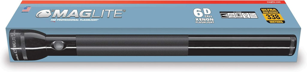 Black 6-Cell D Flashlight Y57695