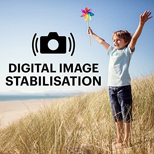 16MP Digital Camera with 4X Optical Zoom 27mm Wide Angle and 2.7" LCD Screen (Black) Z133