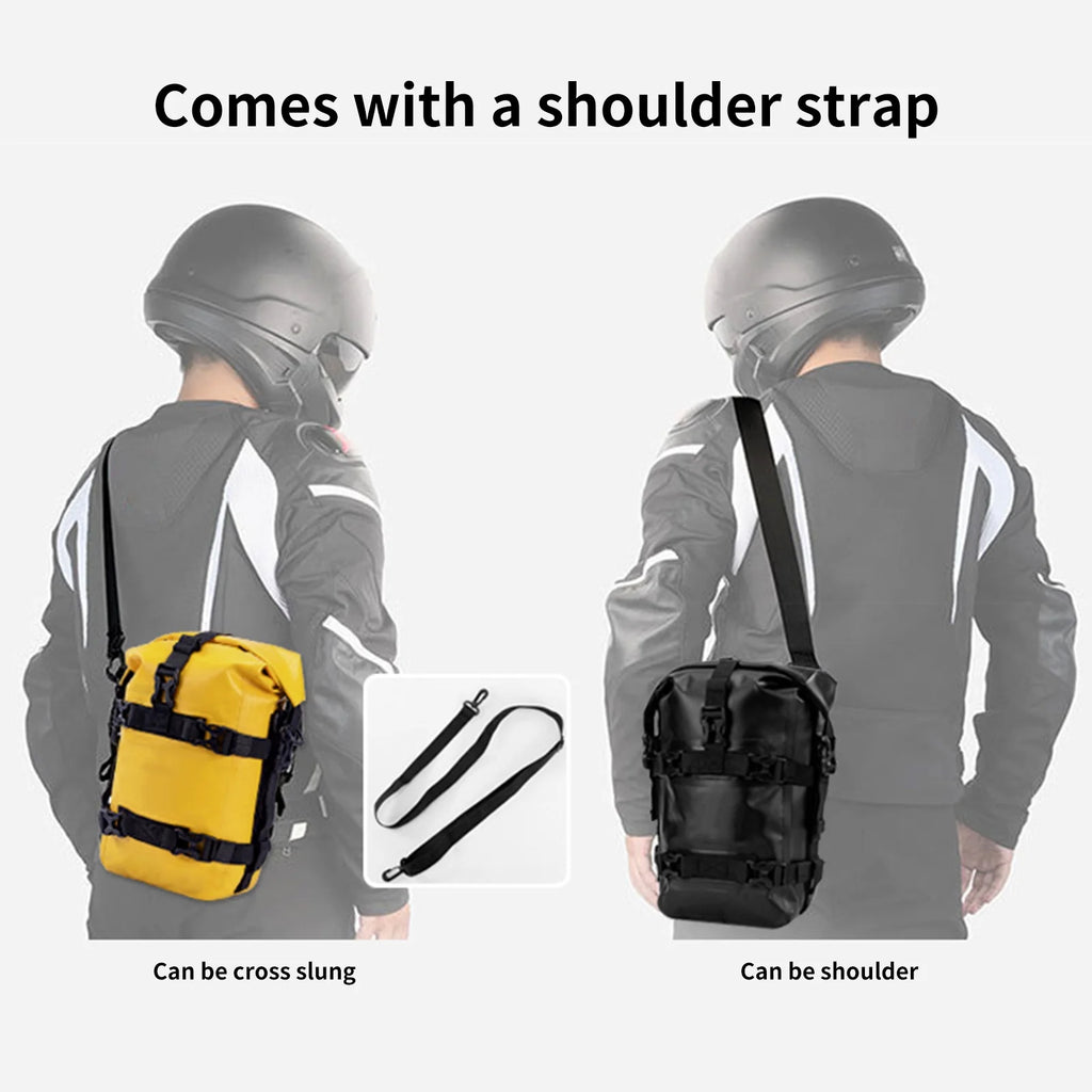 Waterproof Motorcycle Frame Bag, 8L Motorbike Side Bag T984764