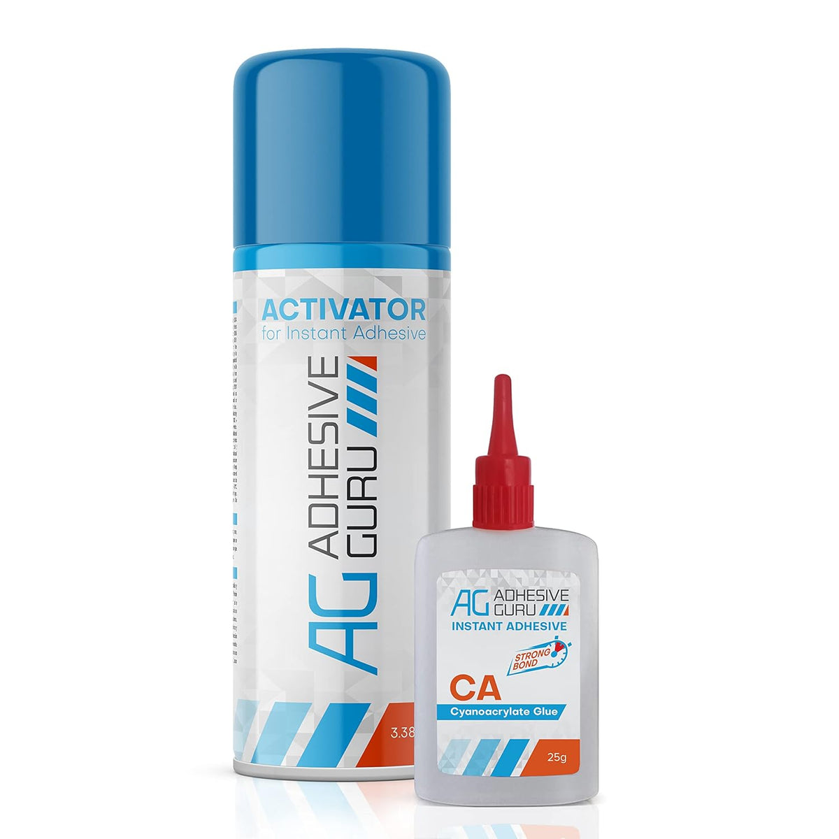 0.9 oz - 3.38 fl oz Cyanoacrylate Glue and Activator Q33545