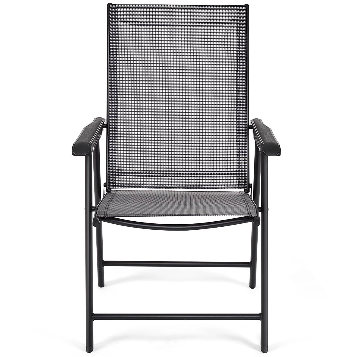 Set of 4 Outdoor Folding Chairs with Armrest T505518