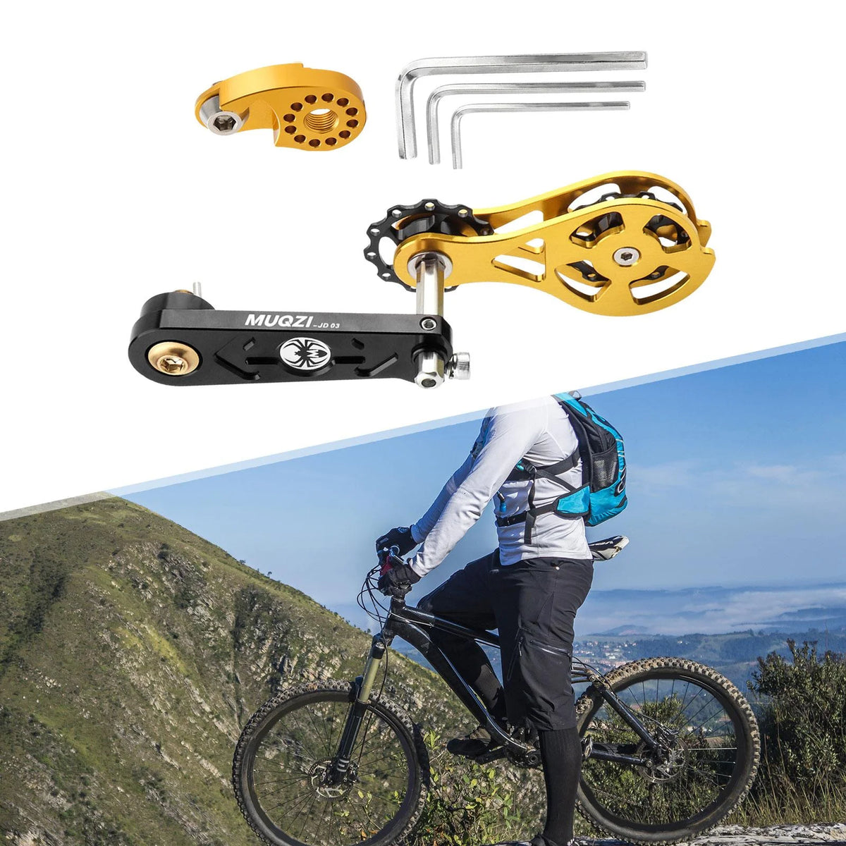 Bike Chain Tensioner Single Speed Adapter S82652