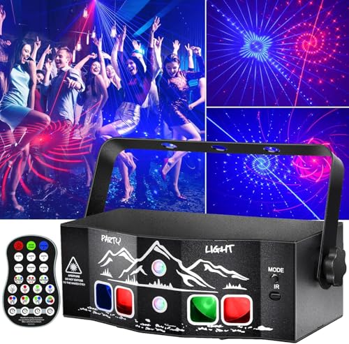 Sound Activated Strobe & Disco Ball Laser Lights Projector X270363