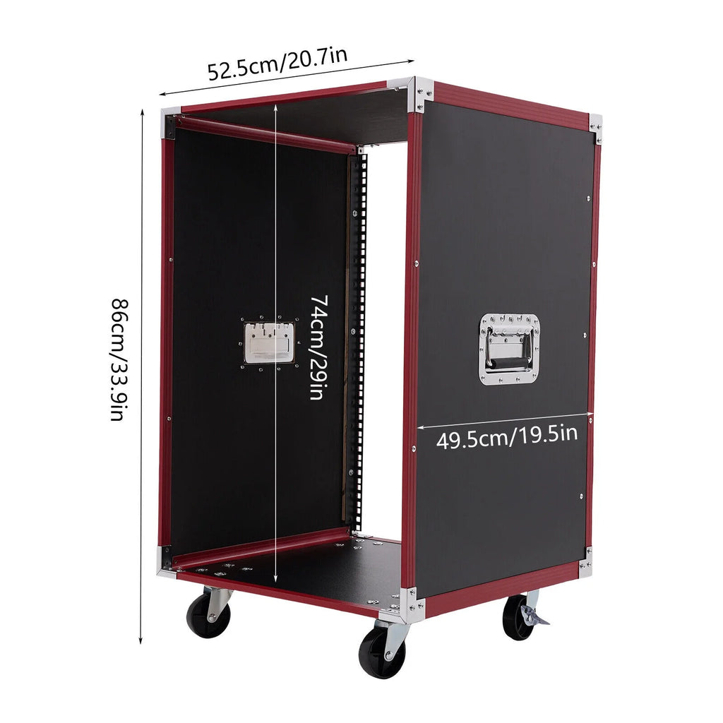 16U Network Server Cabinet with Wheels H58224