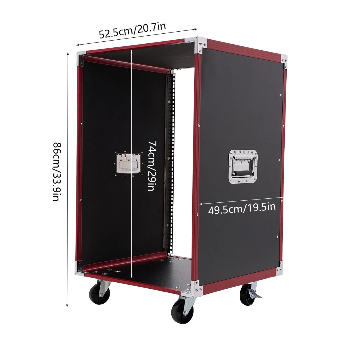 16U Network Server Cabinet with Wheels H58224