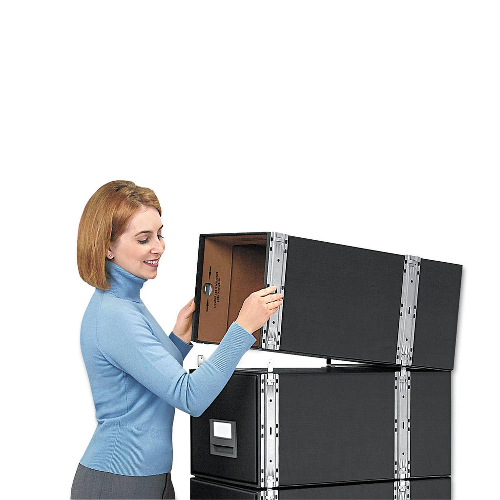 Black Steel Frame Legal Storage Box Drawer O220