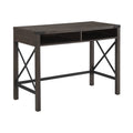 Sable Gray Writing Desk with Cubbies C1667