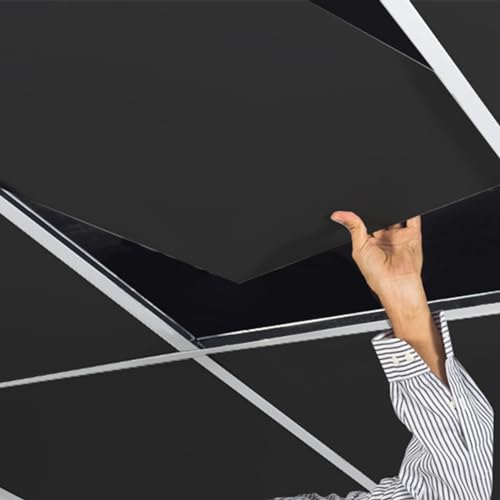 White Drop Ceiling Tile 2ft x 4ft, Package of 10 Tiles D2956