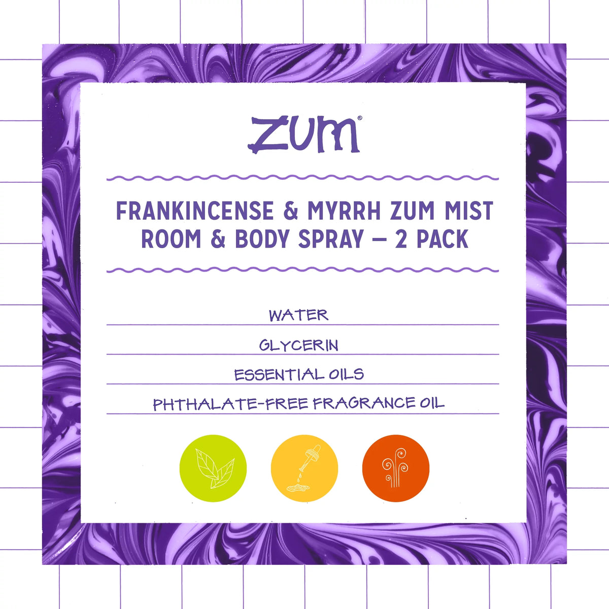 Frankincense and Myrrh Body Spray 4 fl oz (2 Pack) S325715