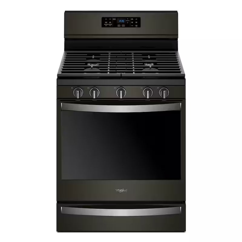 5.8 cu. ft. Black Stainless Gas Freestanding Range Q586699
