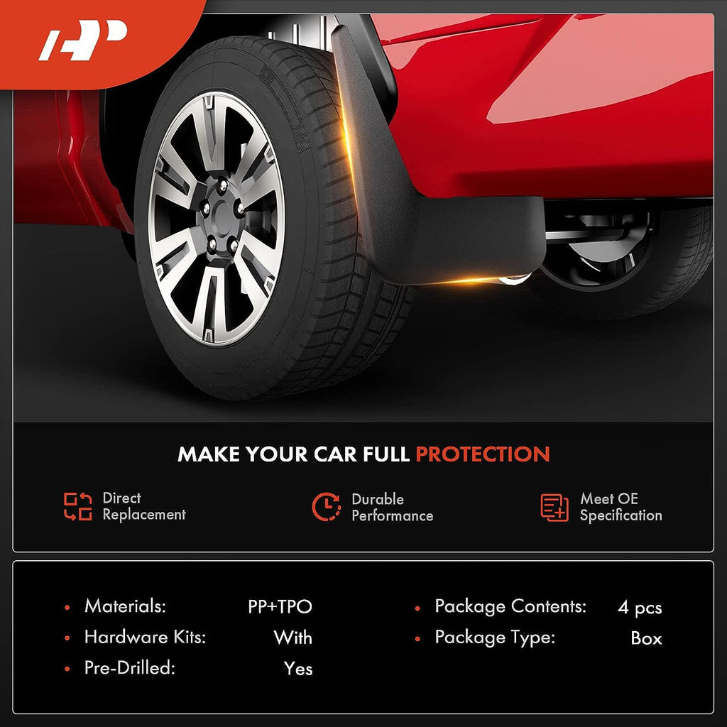 Mud Flaps Splash Guards 4-PC L5375