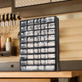 Black 41 Compartment Plastic Storage Drawers P37729