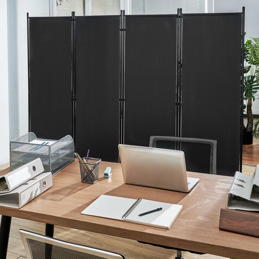 4-Panel Folding Privacy Screen Room Divider C555353