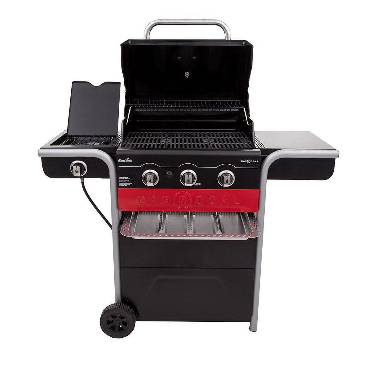 3-Burner Gas & Charcoal Combination Grill L637454