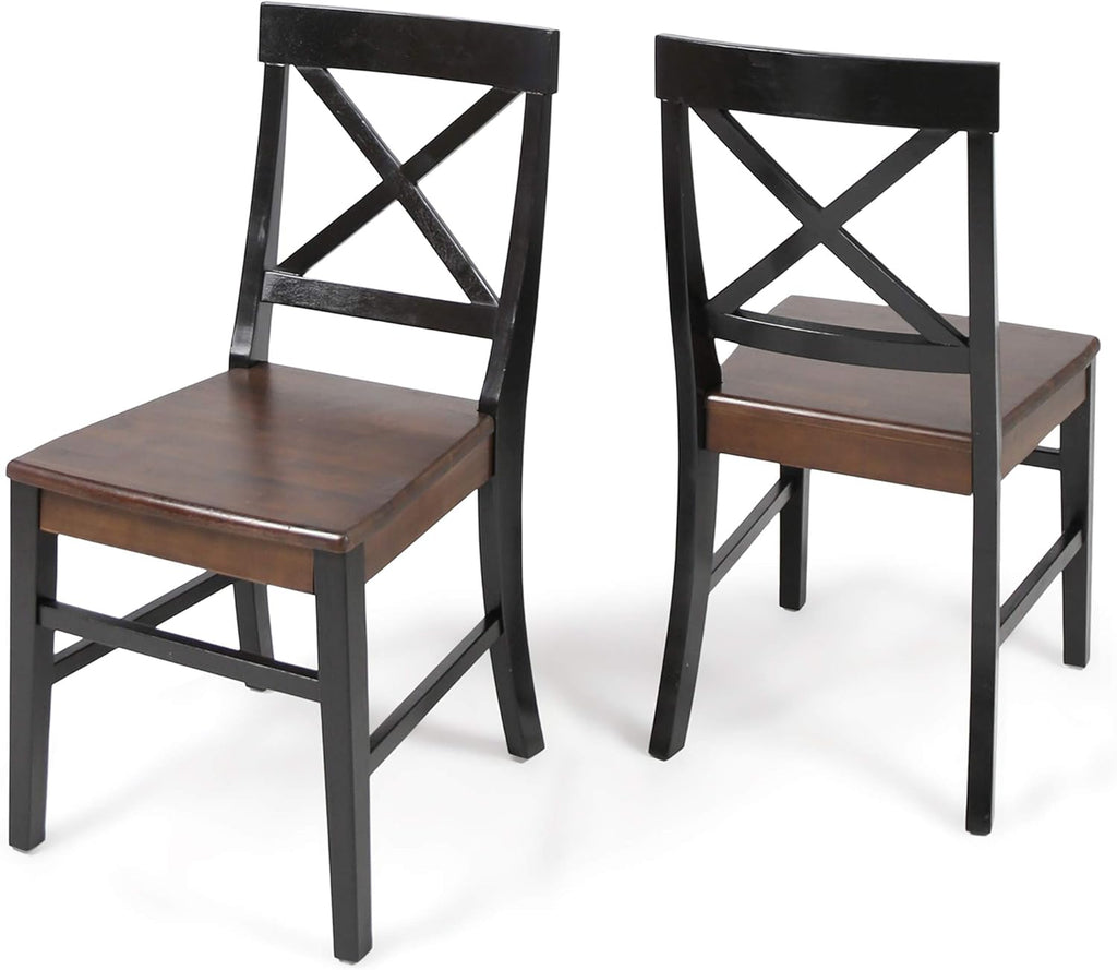 Light Grey Acacia Wood Dining Chairs I889865