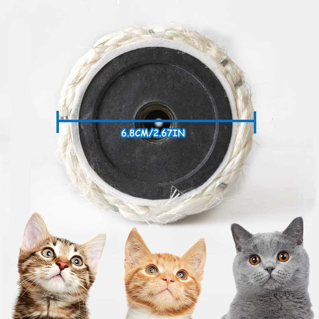 4 Pack Natural Sisal Rope Cat Scratching Post Replacement 15.7" 7.9 Z35718