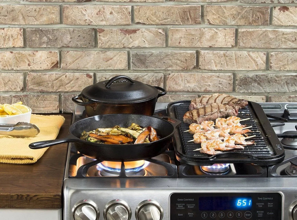Cast Iron Reversible Grill/Griddle A56366