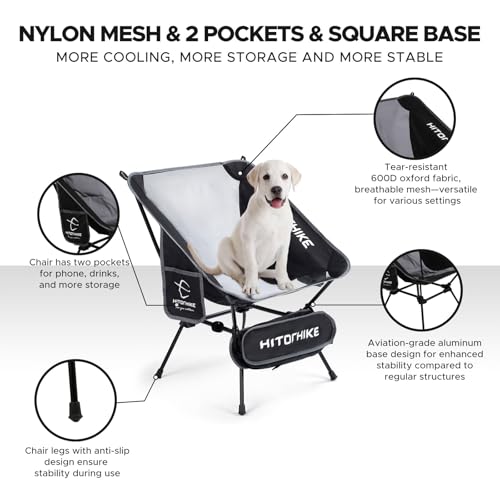 Compact Ultralight Camping Chair with Carry Bag B4120