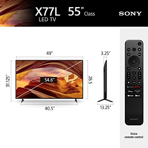 50 Inch 4K Ultra HD LED Smart TV, Black (Renewed) W57434