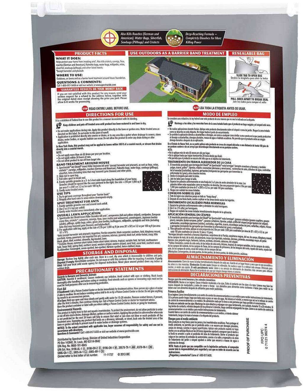 3-Pound Ant Barrier Granules, Case Pack of 4 O1080