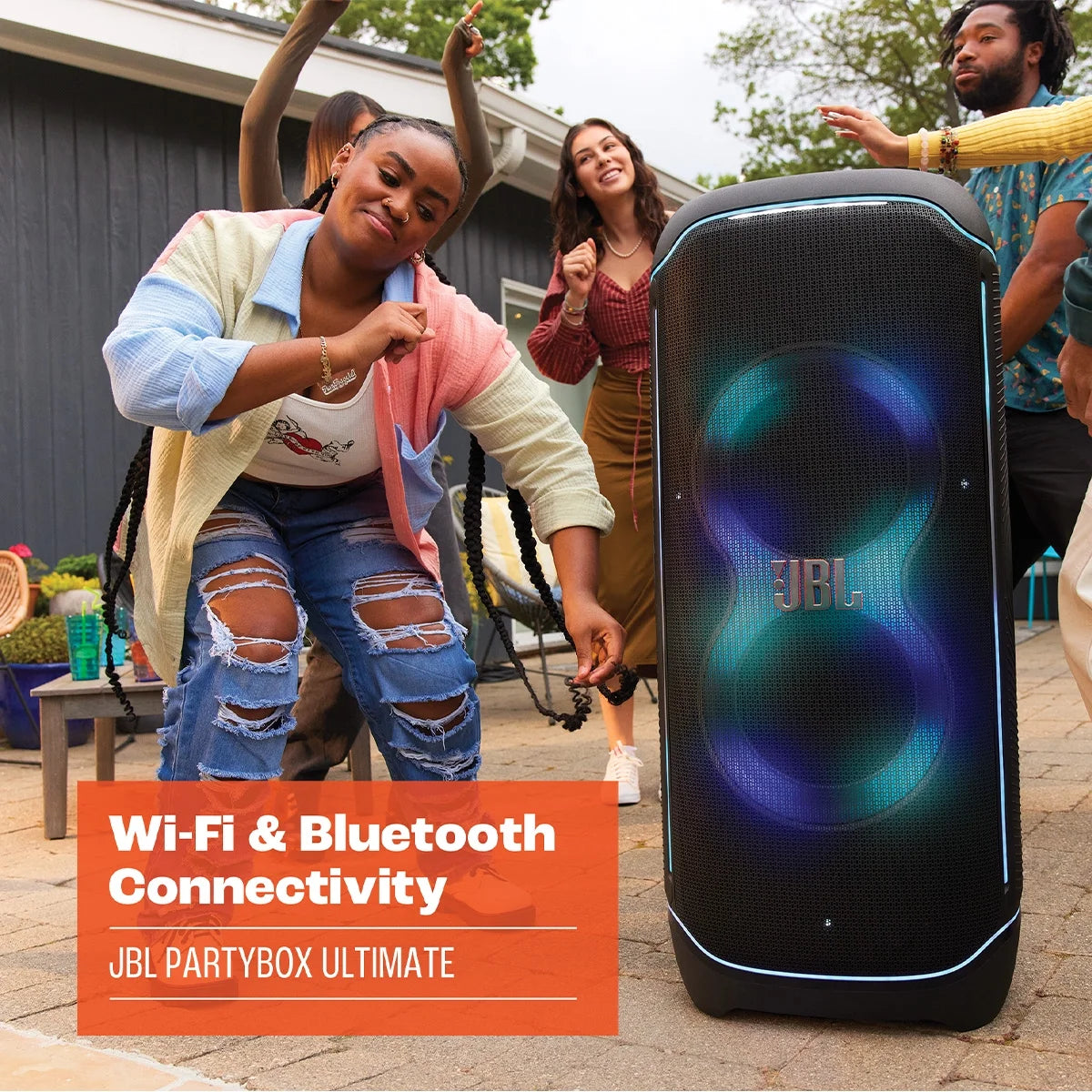 Waterproof Wi-Fi Party Speaker with Dolby Atmos X45561