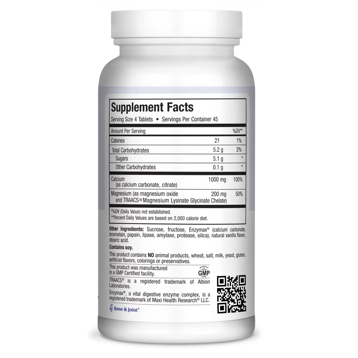 Chewable Calcium Complex Tablets, 180 Ct V33860